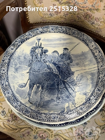 красива огромна чиния за стена 