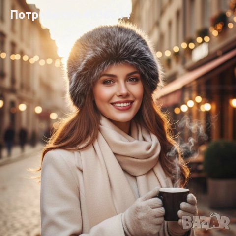 Дамска шапка с дълъг пухкав косъм – топлина и класа през зимата