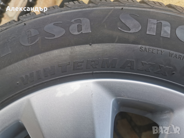 Оригинални джанти от Audi A6 + нови зимни гуми 225/60/16 дот 2023 г., снимка 7 - Гуми и джанти - 44794950