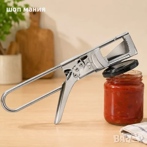 Регулируем отварач за буркани и капачки