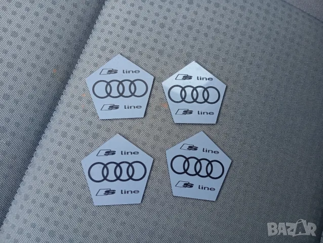 Емблеми Audi S line за джанти Keskin kt10, снимка 2 - Гуми и джанти - 49387830
