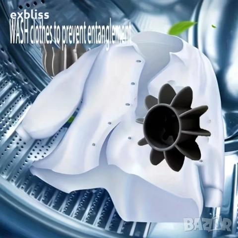 Мини силиконови топки за пране (4см) 10бр., снимка 2 - Други стоки за дома - 53387828