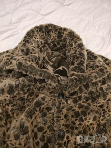 Страхотно палто на jones имитация на снежен леопард намаление, снимка 5 - Палта, манта - 48146302