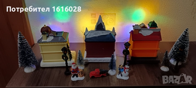 Нови LED светещи селца.с 3 светещи къщички, общо от 14 фигури., снимка 4 - Декорация за дома - 52346259