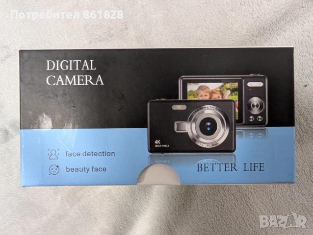 Цифров фотоапарат Better Life + 64GB карта памет, снимка 2 - Фотоапарати - 53058334