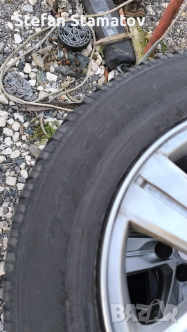4 джанти с зимни гуми за Тракс , Мока , снимка 4 - Гуми и джанти - 53830487