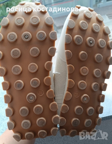 Дамски бежови обувки Sinsay, снимка 7 - Маратонки - 51543935