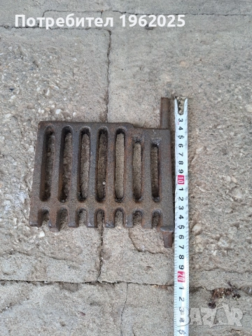 Соц Стара Чугунена Скара За Стара Печка., снимка 12 - Отоплителни печки - 51636894