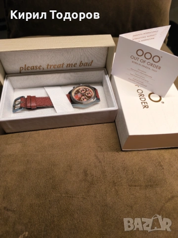 Out of Order Sporty Cronografo Red Dial - 200m, снимка 3 - Мъжки - 53831184