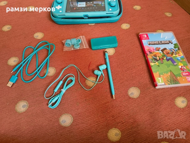 Nintendo switch lite + аксесоари и игра