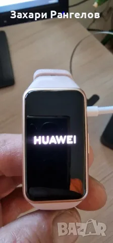 ⌚ Смарт фитнес гривна-часовник HUAWEI BAND 6 SAKURA PINK – С кутия и зарядно, снимка 3 - Смарт гривни - 56119361