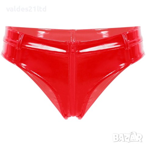 Еротични и секси латексови бикини/прашки с цип, снимка 9 - Бельо - 39305951