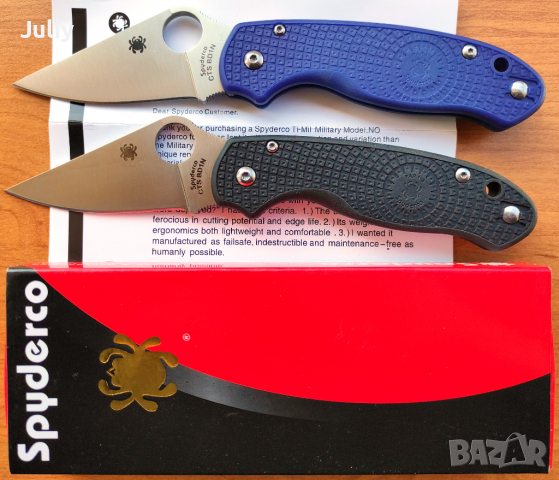 Сгъваем нож Spyderco Para 3 Lightweight, снимка 7 - Ножове - 36261818