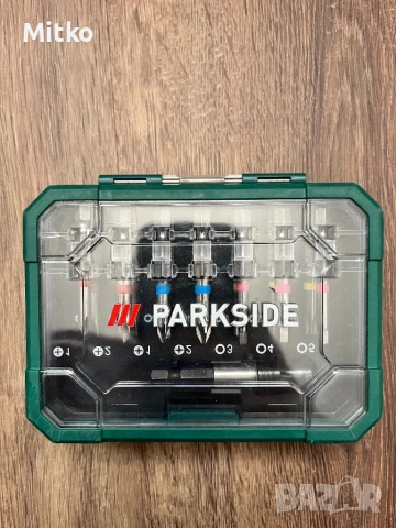 Комплект битове 15 части Parkside, снимка 2 - Други инструменти - 53604643