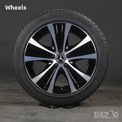 18" 5x112 Mercedes E-Klasse W213 S213 Bicolor Sport Packet OEM, снимка 3 - Гуми и джанти - 53568424