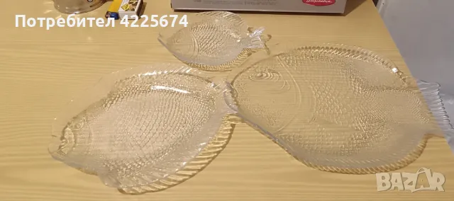 Продавам стъклен комплект за риба, снимка 1