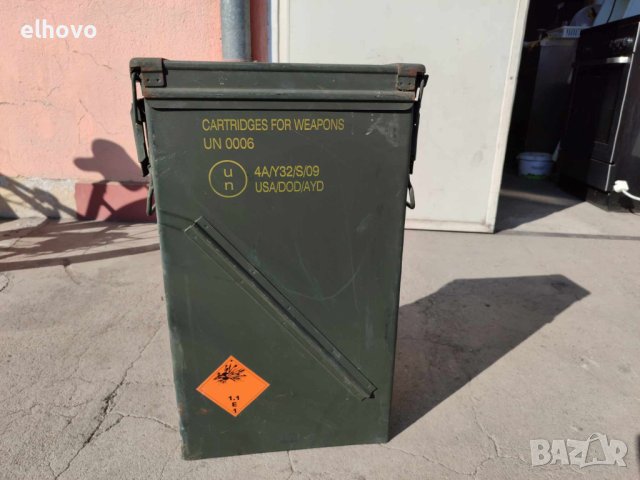 Метална кутия от боеприпаси#1, снимка 6 - Други ценни предмети - 44416927