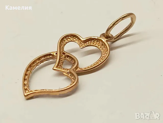 Руско злато. Висулка с брилианти , снимка 10 - Колиета, медальони, синджири - 56326557