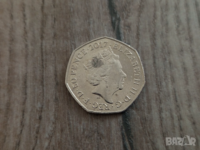 Монета Великобритания 50 pence 50p (Benjamin Bunny) - Elizabeth II, снимка 4 - Нумизматика и бонистика - 51644895