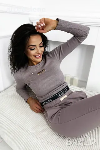 Sleepy Mood Дамски моден преходен комплект от две части, 3цвята , снимка 3 - Комплекти - 48805357