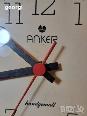 немски керамичен часовник за стена Anker 28/4, снимка 4 - Стенни часовници - 51945466
