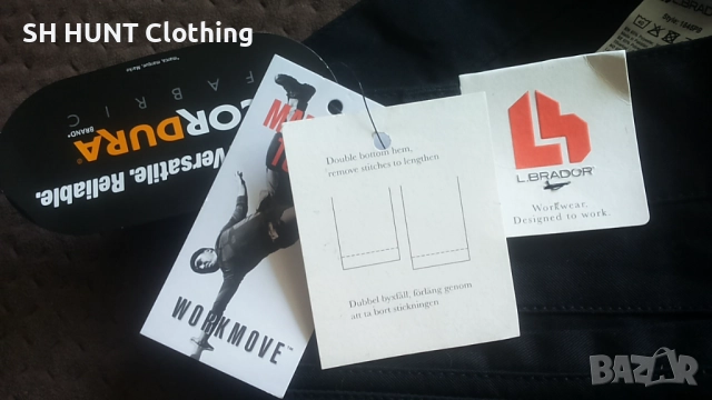 L.BRADOR 1845PB Work Stretch Trouser размер 46 / S работен панталон W4-707, снимка 11 - Панталони - 52878389