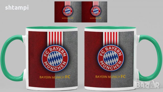 Чаша Байерн Мюнхен Bayern Munich Керамична, снимка 5 - Фен артикули - 34783497