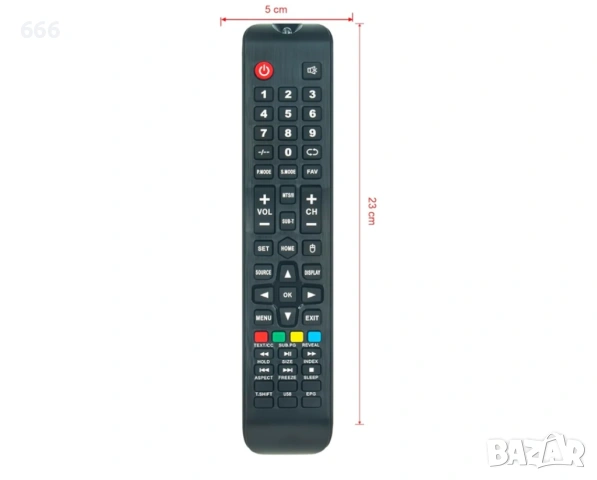 Универсално дистанционно управление AULCMEET, подходящо за телевизори Akai, снимка 3 - Дистанционни - 53250008