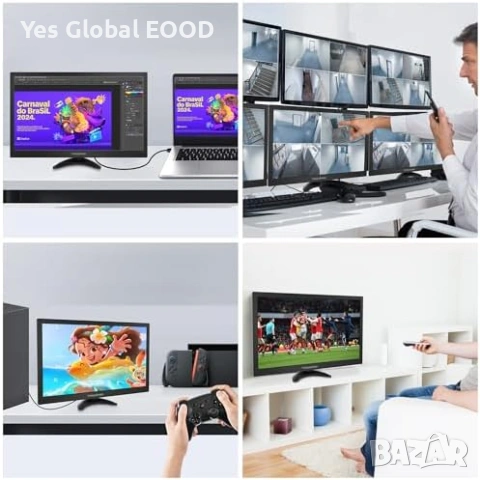 Thinlerain 15.6" монитор 1600×900 HDMI VGA, снимка 3 - Монитори - 53827750