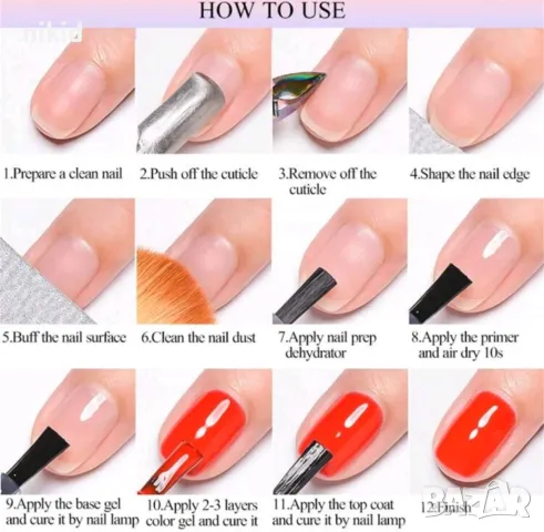 7 ml Primer Dehydrator праймер праймър Дехидрататор обезмаслител UV Gel нокти маникюр, снимка 7 - Продукти за маникюр - 48119198