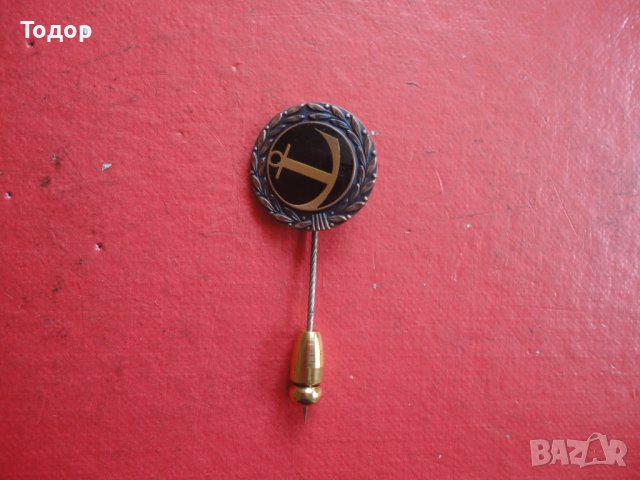 Моряшки знак значка котва 1, снимка 2 - Колекции - 41651224