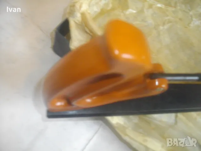 НОВО РЪЧНО АВТОТЕНЕКЕДЖИЙСКО РЕНДЕ ЗА МЕКИ МЕТАЛИ СОЦ БЪЛГАРСКО НРБ 1984г. ЗИМ ГАБРОВО 350мм, снимка 14 - Други инструменти - 49702596