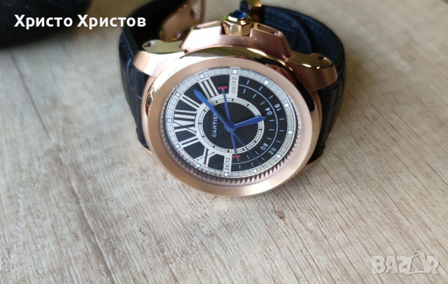 Мъжки луксозен часовник Cartier Calibre De 3299 , снимка 5 - Мъжки - 36231822