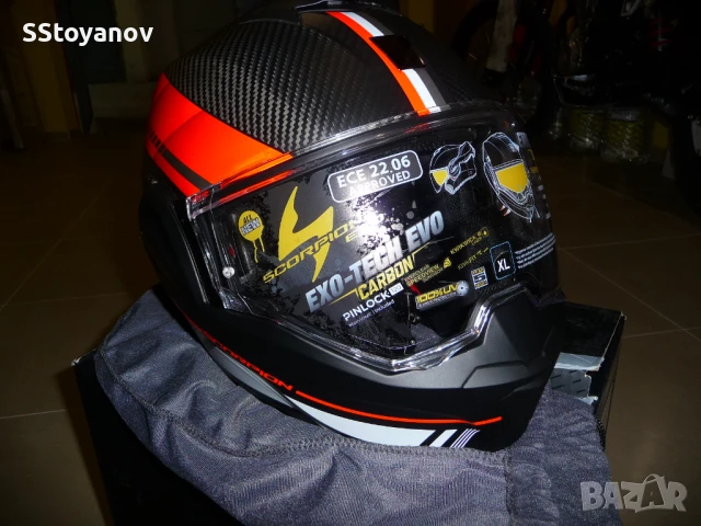 Scorpion Exo-Tech Evo Top Carbon, снимка 8 - Аксесоари и консумативи - 50655613
