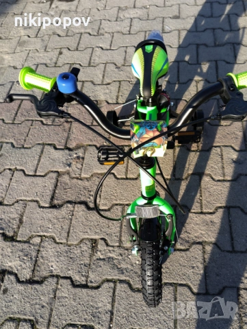 BYOX Велосипед 12" MASTER зелен, снимка 6 - Велосипеди - 53531554