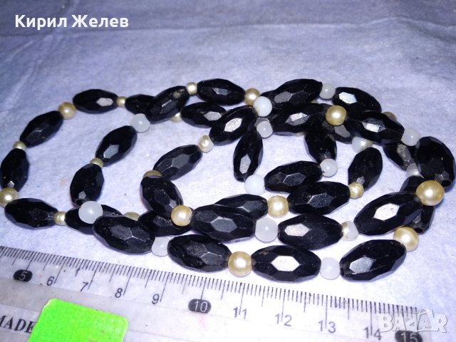 СТАРО РЕТРО КОЛИЕ ГЕРДАНЧЕ СИНТЕТИКА 70-те ГОДИНИ 26530, снимка 5 - Антикварни и старинни предмети - 41861412