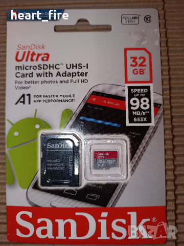 SanDisk Ultra 32GB SD карта памет 