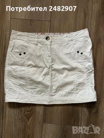 Дамска дънкова пола, снимка 4 - Поли - 53484769