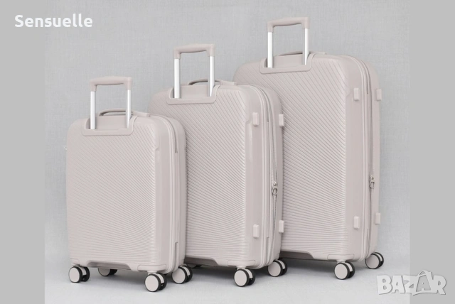 3 куфара - комплект, различни цветове, снимка 8 - Куфари - 53653457