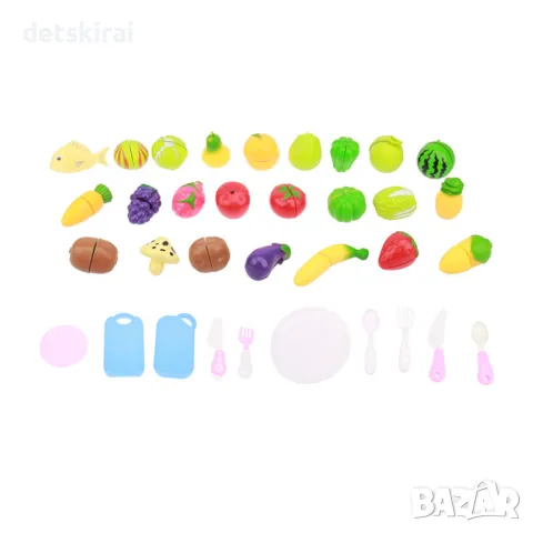 Хранителни продукти за рязане - 24 бр + прибори