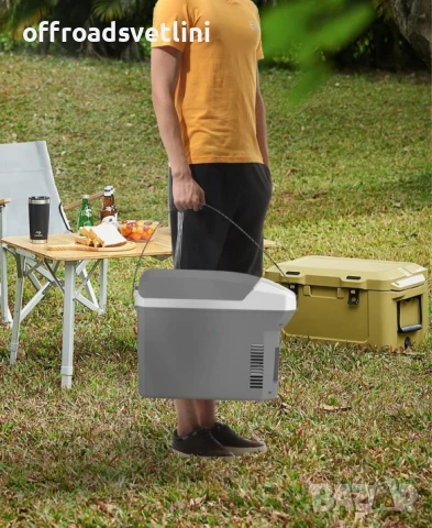 Електрическа хладилна кутия 8L за автомобил, каравна, кемпер, 12V 220V, снимка 8 - Аксесоари и консумативи - 50557124