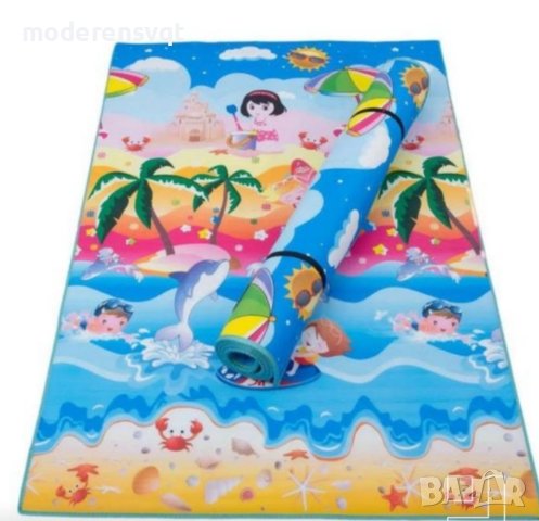 Топлоизолираща постелка за игра – килим двулицев, снимка 6 - Други - 42099532