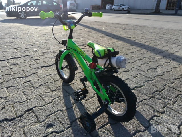 BYOX Велосипед 12" MASTER зелен, снимка 9 - Велосипеди - 53531554