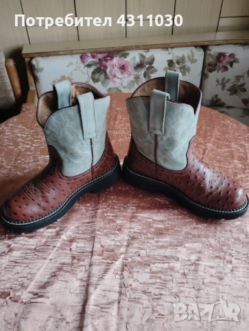 Дамски ботуши Ariat Fatbaby Heritage, каубойски, кожени, 6В, снимка 5 - Дамски ботуши - 53400534