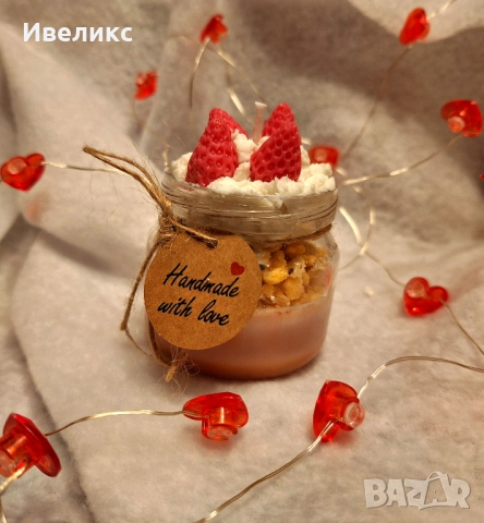 Ръчно изработени свещи, аранжировки и сладки изкушения, създадени с любов и внимание към детайла 💕, снимка 4 - Декорация за дома - 52265621
