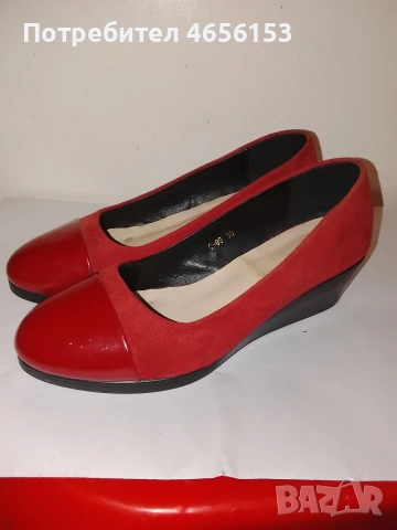 ДАМСКИ ЧЕРВЕНИ ОБУВКИ ,N 38 , снимка 4 - Дамски ежедневни обувки - 53437660