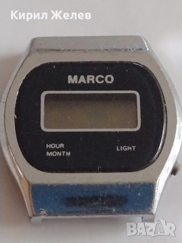 Ретро модел електронен часовник MARCO ANTI-MAGNETIC QUARTZ - 26523, снимка 2 - Мъжки - 36123080