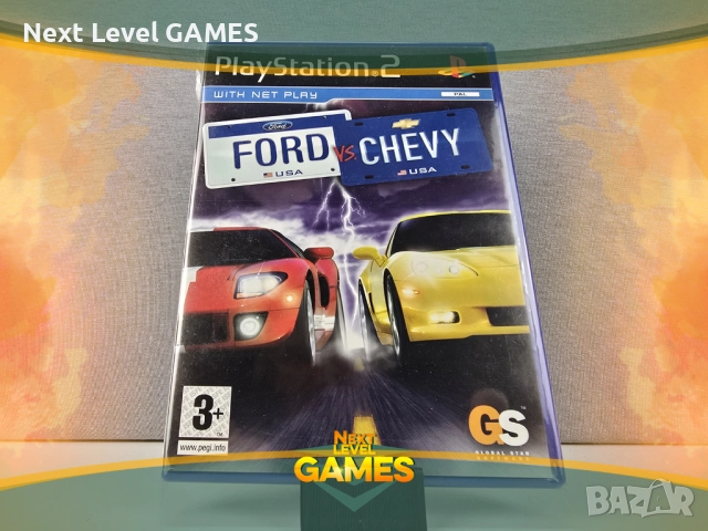 Игра за PlayStation 2 - Ford vs Chevy PS2 - 20 лв