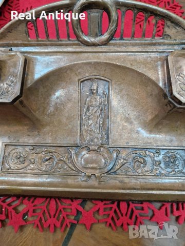 Уникална антикварна колекционерска немска мастилница , снимка 4 - Антикварни и старинни предмети - 42688607