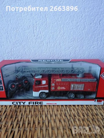 Пожарна с РУ, снимка 1 - Коли, камиони, мотори, писти - 34839205